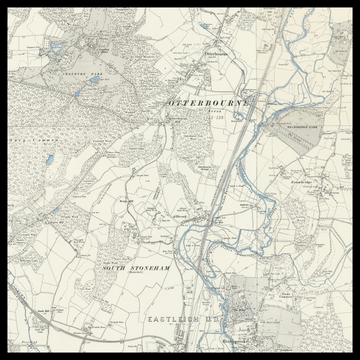 An old Ordnance Survey map of Eastleigh