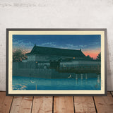 Hirakawa Gateway par Hasui Kawase, 1935 