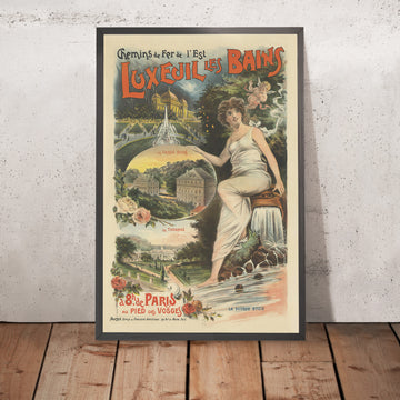 A framed image of 