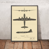 Tupolev Tu-4 (Russian B-29): Cold War Soviet Aircraft Identification Chart, 1948