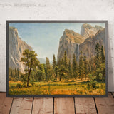 Bridal Veil Falls, Yosemite Valley, California by Albert Bierstadt, 1871