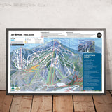 Jay Peak Ski Trail Map, Vermont