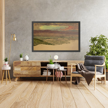 A framed image of 