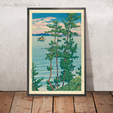 Parque Nishi, Fukuoka por Hasui Kawase, 1935 