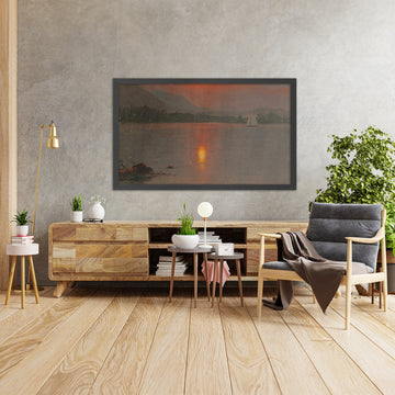 A framed image of 