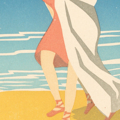 Baska, Croatia Travel Poster by Otakar Štáfl