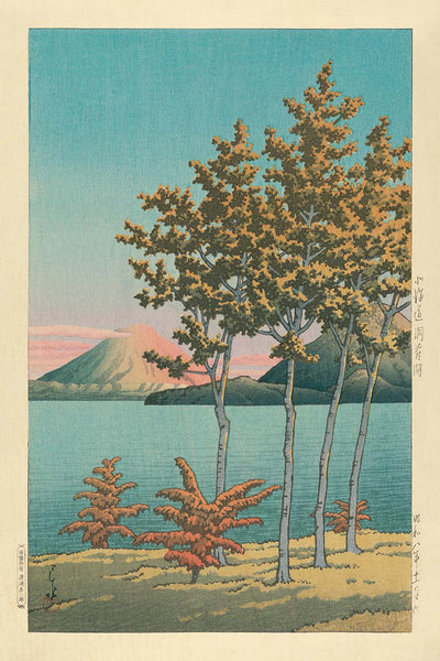 Lake and Mountain by Hasui Kawase, 1935