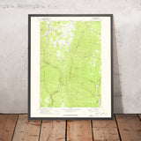 Old Map of Warren, Vermont by USGS, 1970 – Sugarbush Ski Area & Mad River