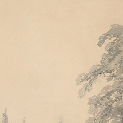 Villa d’Este in Tivoli by Turner, 1796