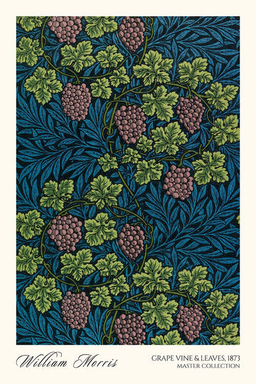 Grape Vine & Leaves by William Morris, 1873