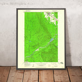 Old Map of North Bend, Washington by USGS, 1953 – Mount Si & Snoqualmie River
