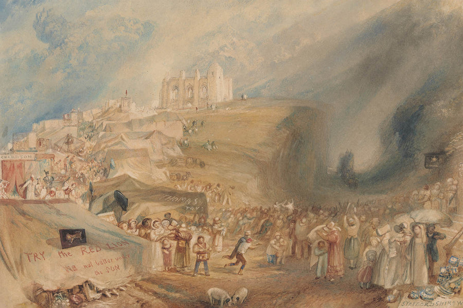 Colina de Santa Catalina, Guildford, Surrey por Turner, 1830 