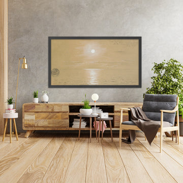 A framed image of 