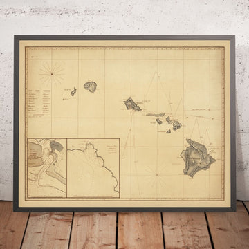 Ancienne carte nautique d&