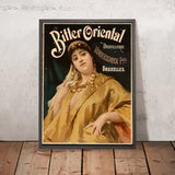 Bitter Oriental Vintage Bitters Poster, 1885