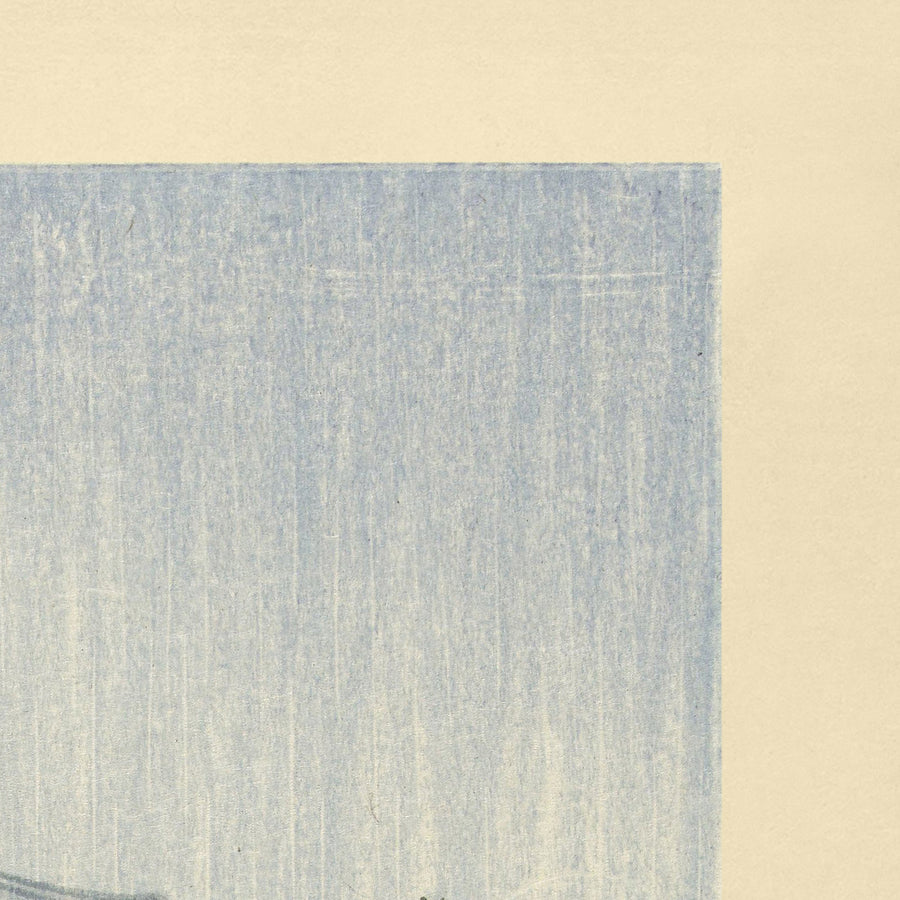 Temple Zensetsu à Sanshu par Hasui Kawase, 1937 