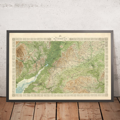 Old Map of The Cotswold Way by Bartholomew and The Unique Maps Co.