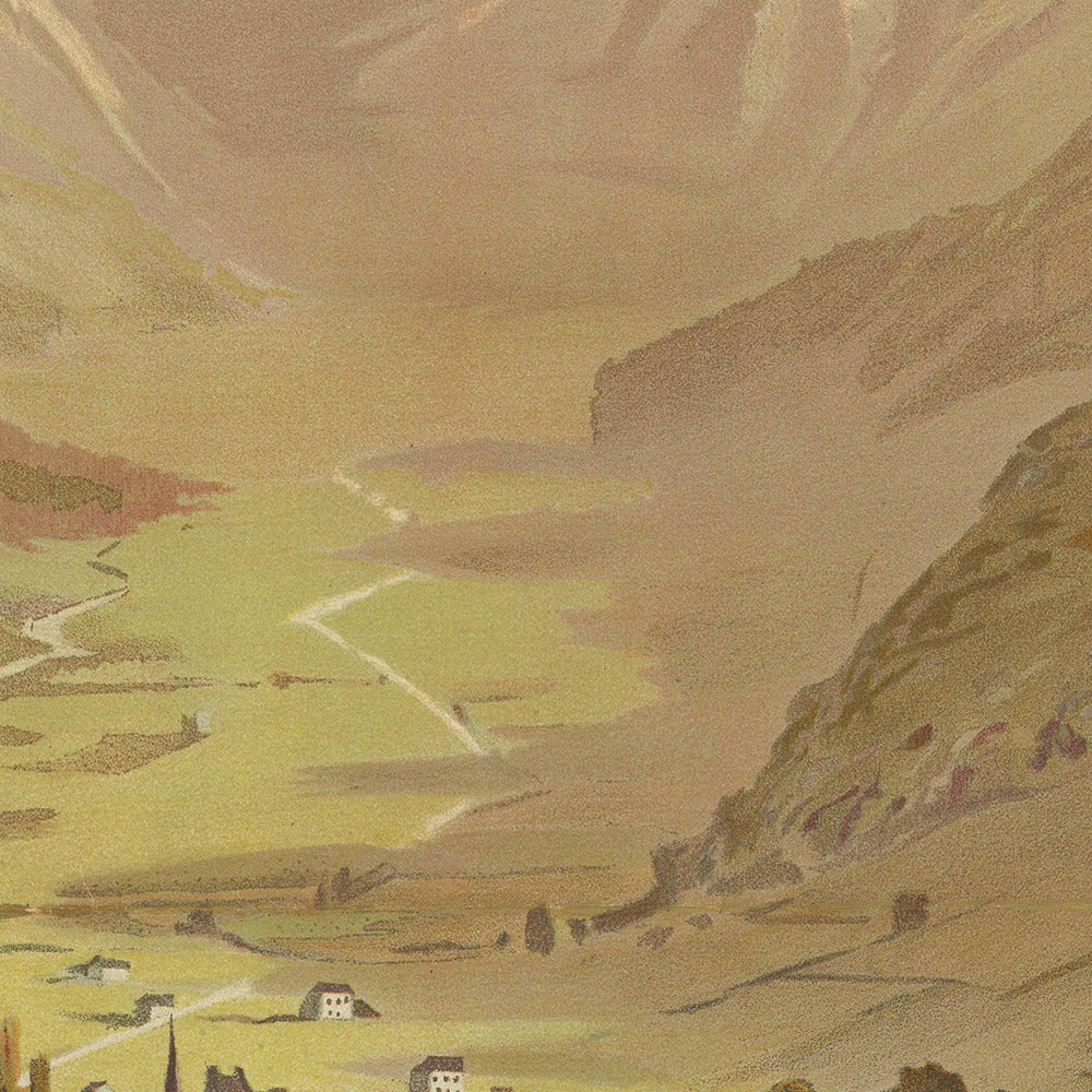 Le Mont-Dore Travel Poster: Chemins de Fer d’Orléans by Frederic Hugo d’Alési, 1898