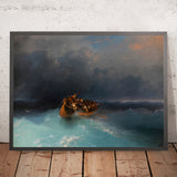 The Survivors by Ivan Konstantinovich Aivazovsky, 1878