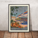 Niederbronn-les-Bains Travel Poster: Chemins de fer d’Alsace et de Lorraine by R. Kister