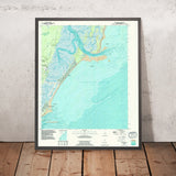 Map of Sea Island, Georgia by USGS, 1993 – St. Simons Island & Georgia Coast