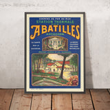 Arcachon Travel Poster: Station Thermale des Abatilles by Affiches F. Pech, 1920