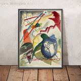 Draft for Picture with White Form by Wassily Kandinsky, 1913