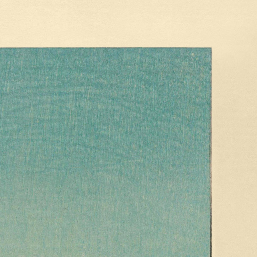 Coucher de soleil à Morigaseki par Hasui Kawase, 1935 