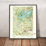 Old Map of Lake Minnetonka, Minnesota by USGS, 1958 – Excelsior, Wayzata & Crystal Bay
