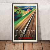 Japan Travel Poster by Mune Satomi, 1937