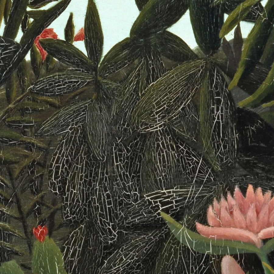 Foresta Vergine con Tramonto di Henri Rousseau, 1910 