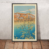 Senjo Cliff am Towada-See von Hasui Kawase, 1935 