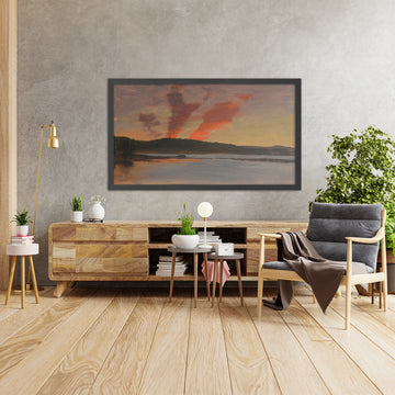 A framed image of 
