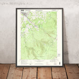 Old Map of Ligonier, Pennsylvania by USGS, 1967 – Laurel Mountain & Forbes State Forest