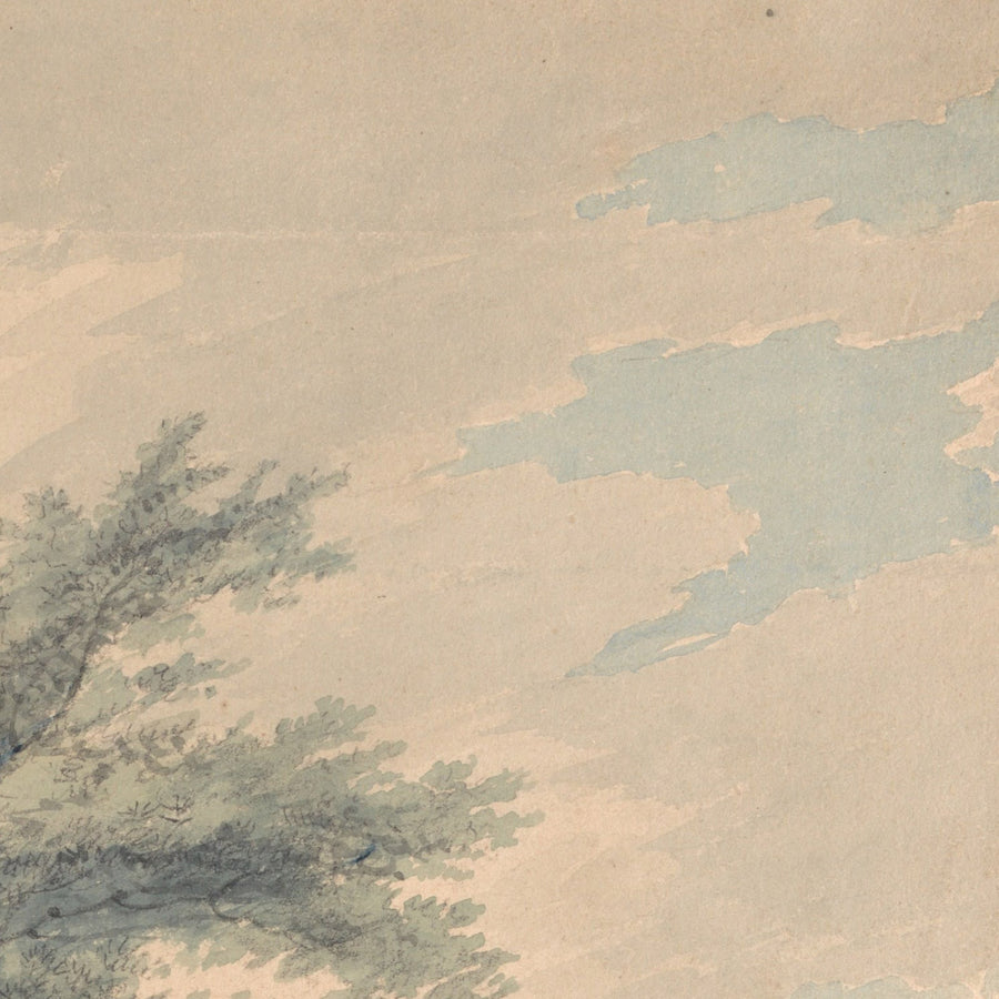 Paesaggio con alberi e figure di Turner, 1796 