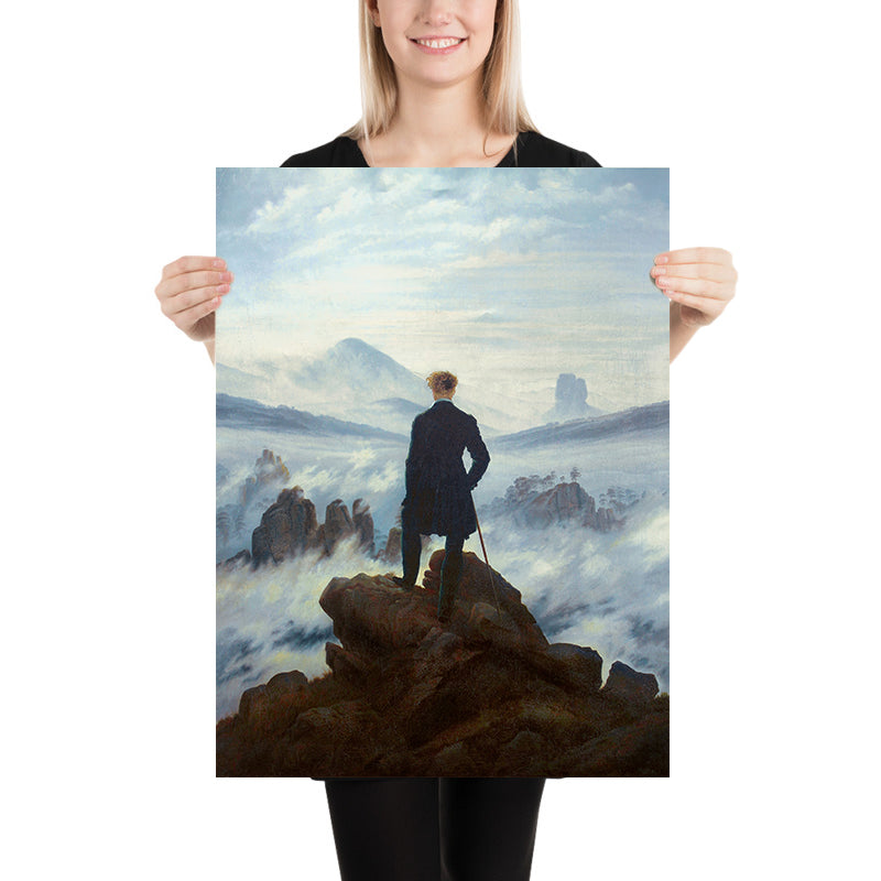 Wanderer above the Sea of Fog by Caspar David Friedrich, 1817