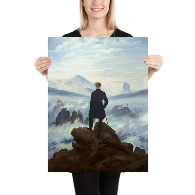 Wanderer above the Sea of Fog by Caspar David Friedrich, 1817
