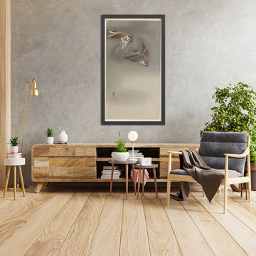 A framed image of 