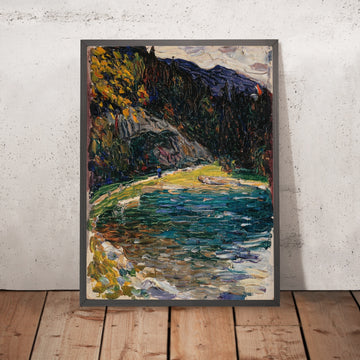 A framed image of 
