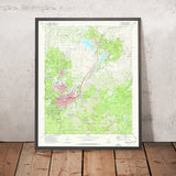 Old Map of Prescott, Arizona by USGS, 1973 – Prescott National Forest & Granite Mountain