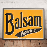 Balsam Vintage Aperitif Poster, 1912