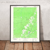 Old Map of Snowshoe, West Virginia by USGS, 1977 – Cass, Green Bank & Monongahela National Forest