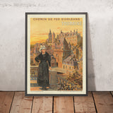 Loches Reiseplakat: Chemin de Fer d’Orléans von Etablissements Minot, 1906 