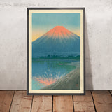Mont Fuji à l'aube au lac Yamanaka par Hasui Kawase, 1935 