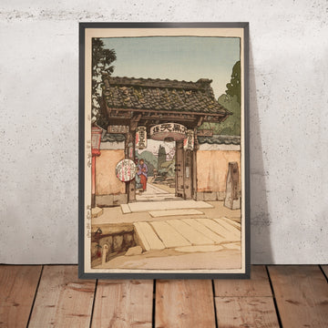 A framed image of 