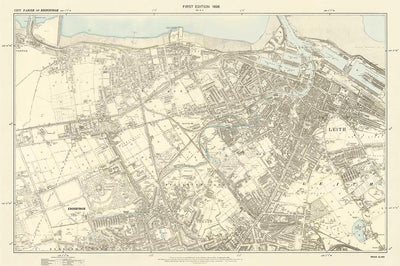 Personalised Old Map of Harrogate