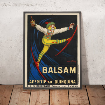 A framed image of Balsam Vintage Quinquina Aperitif Poster by Jean d&