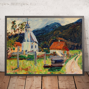 A framed image of 