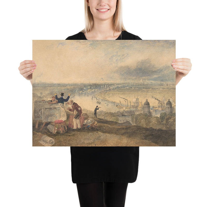 View of London from Greenwich by Turner, 1825