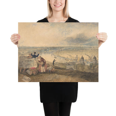 View of London from Greenwich by Turner, 1825